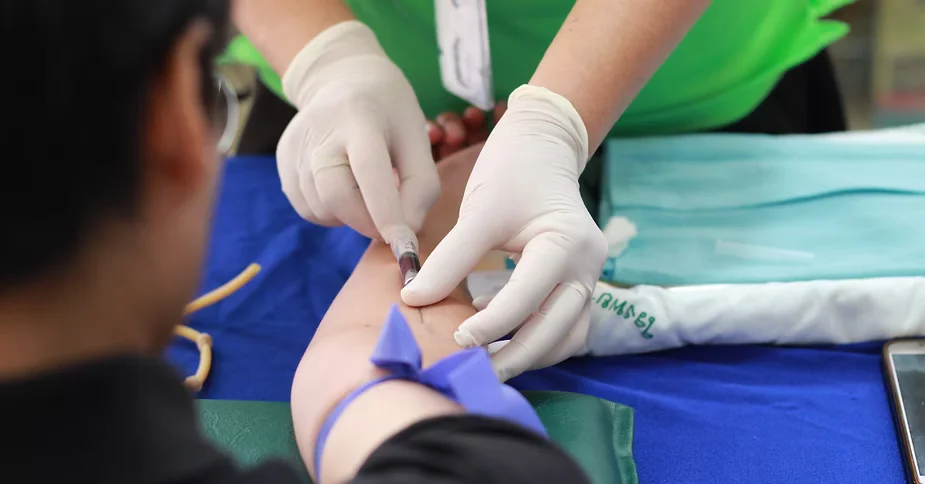 Patient receiving IV vitamin therapy | Restoration Health 365 in Jericho NY
